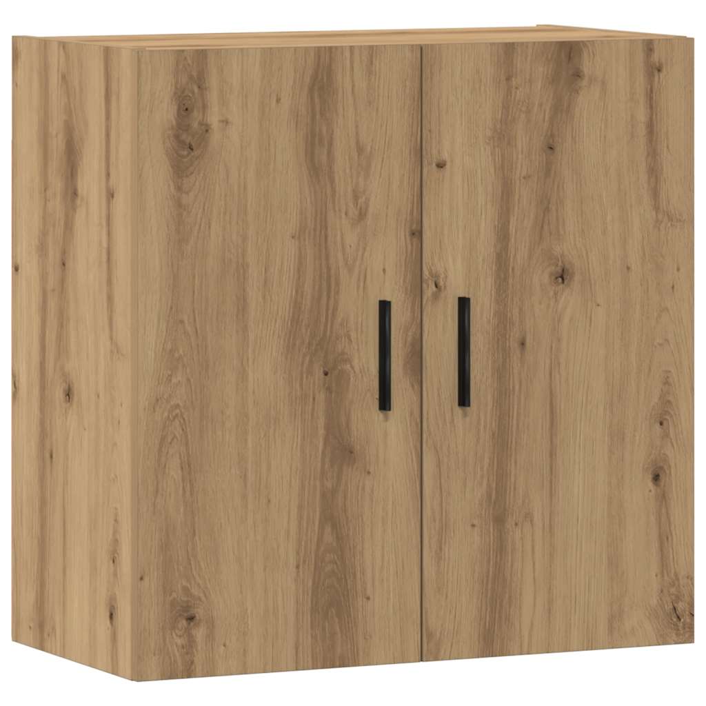 Armoire murale chêne artisanal 60x31x60 cm bois d'ingénierie