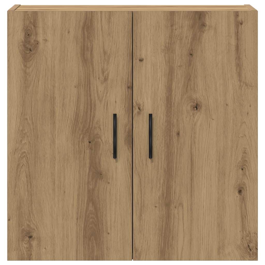 Armoire murale chêne artisanal 60x31x60 cm bois d'ingénierie