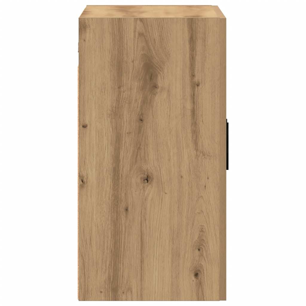 Armoire murale chêne artisanal 60x31x60 cm bois d'ingénierie