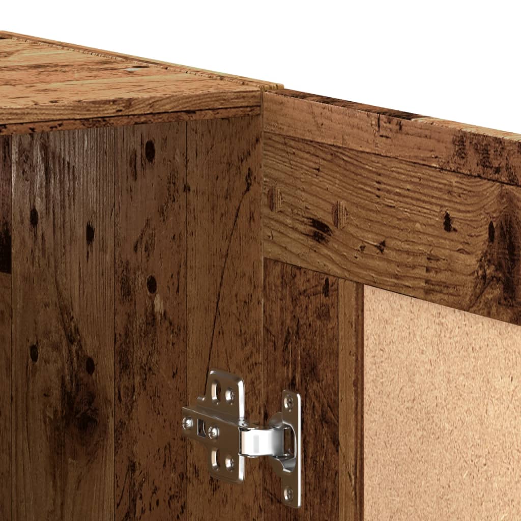 Buffet vieux bois 69,5x34x90 cm bois d'ingénierie - XIOS