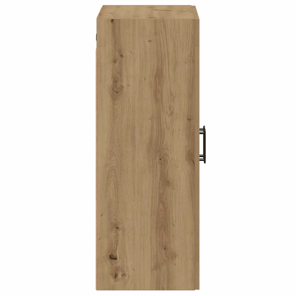 Buffet chêne artisanal 69,5x34x90 cm bois d'ingénierie - XIOS