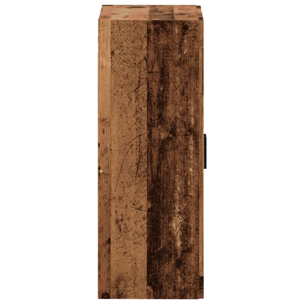 Armoire murale vieux bois 69,5x34x90 cm bois d'ingénierie - XIOS