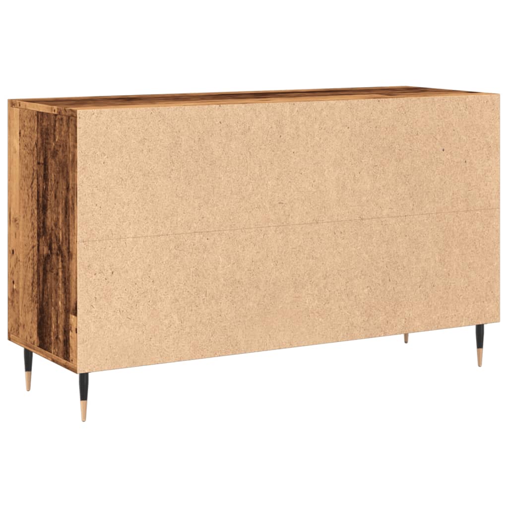 Buffet vieux bois 100x36x60 cm bois d'ingénierie - XIOS