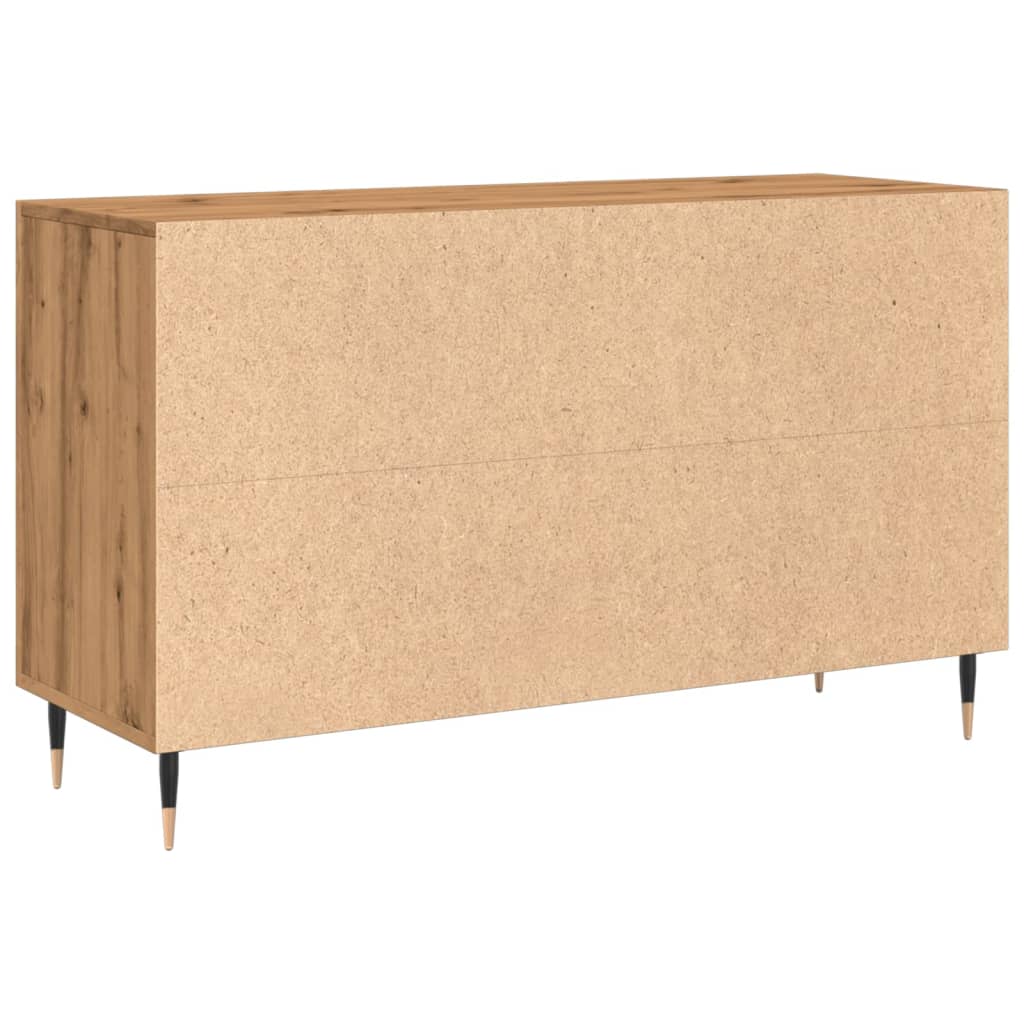 Buffet chêne artisanal 100x36x60 cm bois d'ingénierie - XIOS