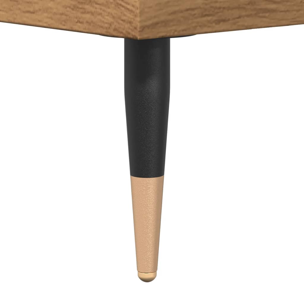 Buffet chêne artisanal 100x36x60 cm bois d'ingénierie - XIOS