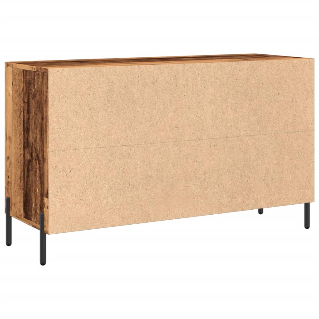 Buffet vieux bois 100x36x60 cm bois d'ingénierie - XIOS