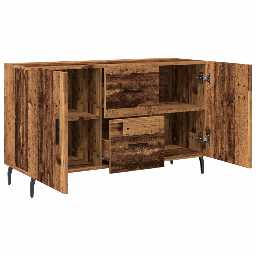 Buffet vieux bois 100x36x60 cm bois d'ingénierie - XIOS