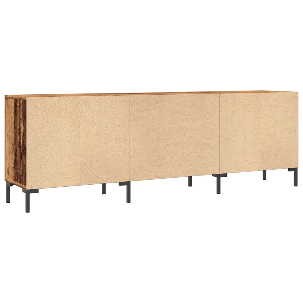 Meuble TV vieux bois 150x30x50 cm bois d'ingénierie - XIOS