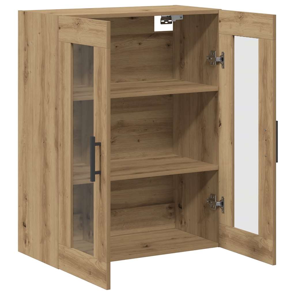 Buffet chêne artisanal 69,5x34x90 cm bois d'ingénierie - XIOS