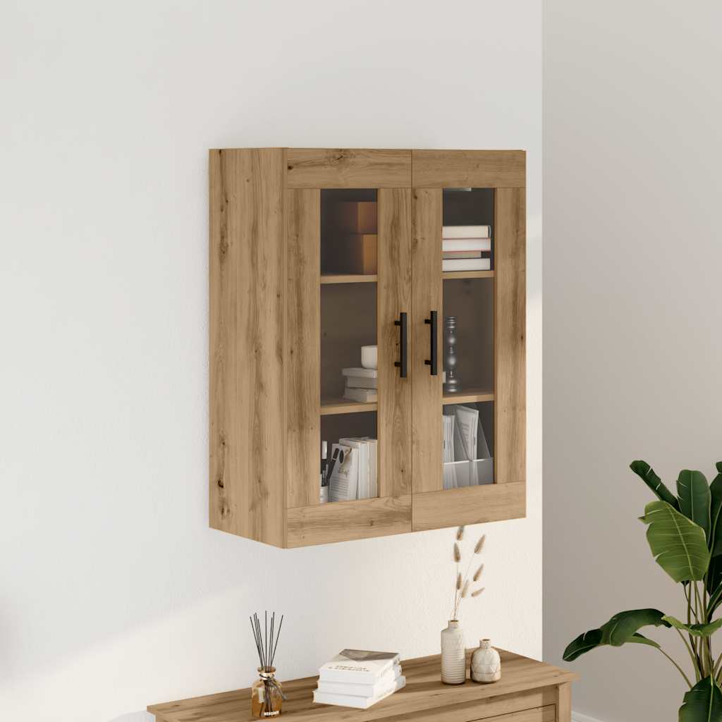 Buffet chêne artisanal 69,5x34x90 cm bois d'ingénierie - XIOS