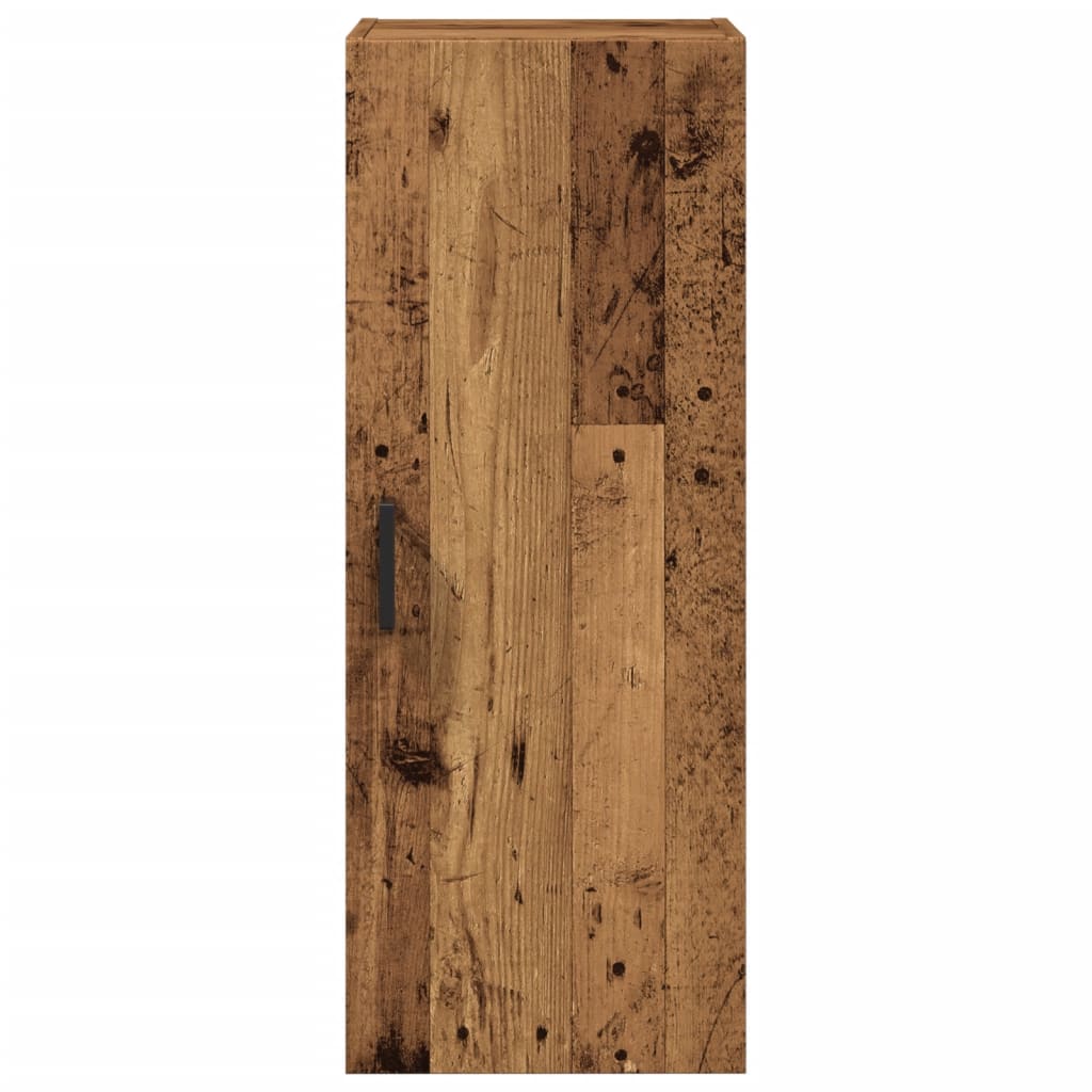 Armoire murale vieux bois 34,5x34x90 cm bois d'ingénierie - XIOS
