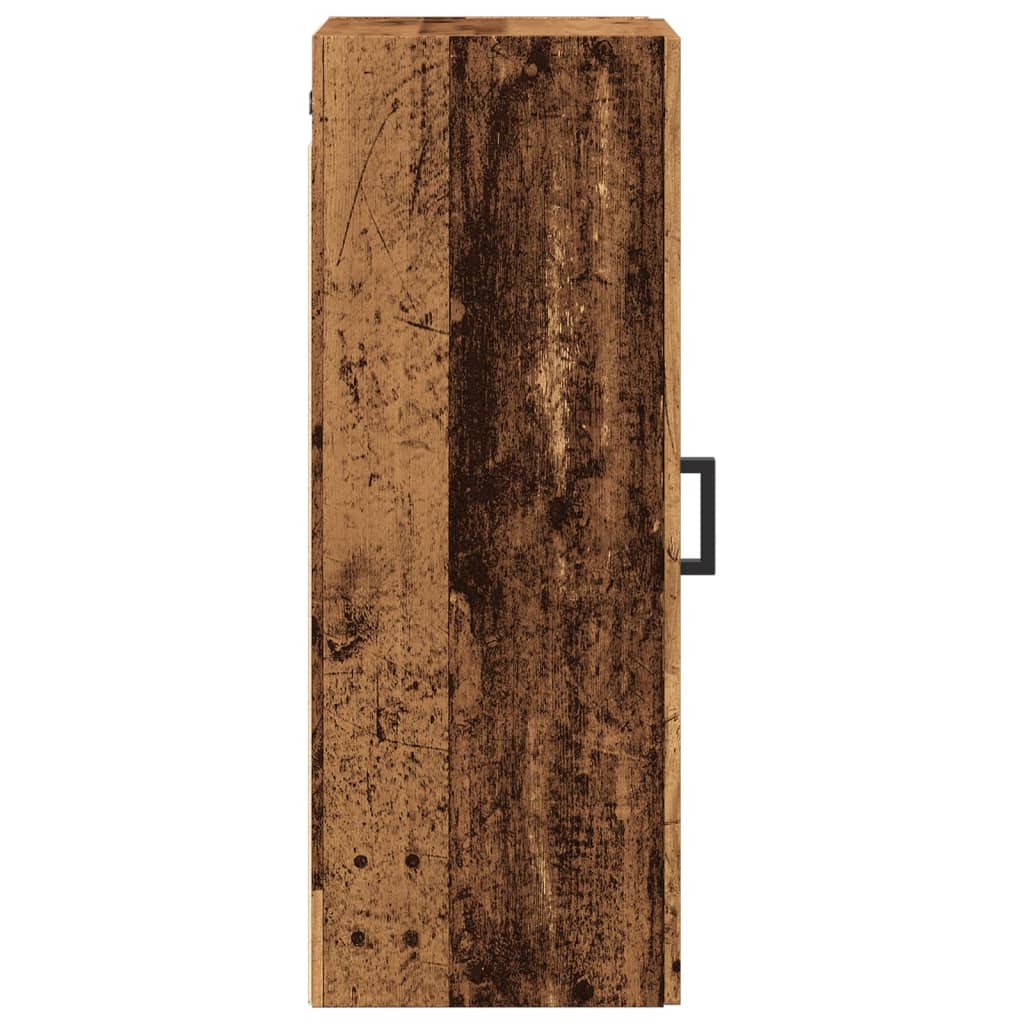 Armoire murale vieux bois 34,5x34x90 cm bois d'ingénierie - XIOS