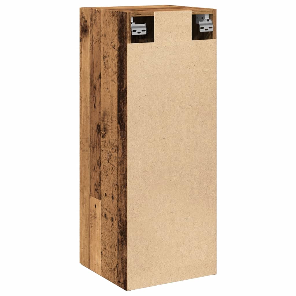 Armoire murale vieux bois 34,5x34x90 cm bois d'ingénierie - XIOS