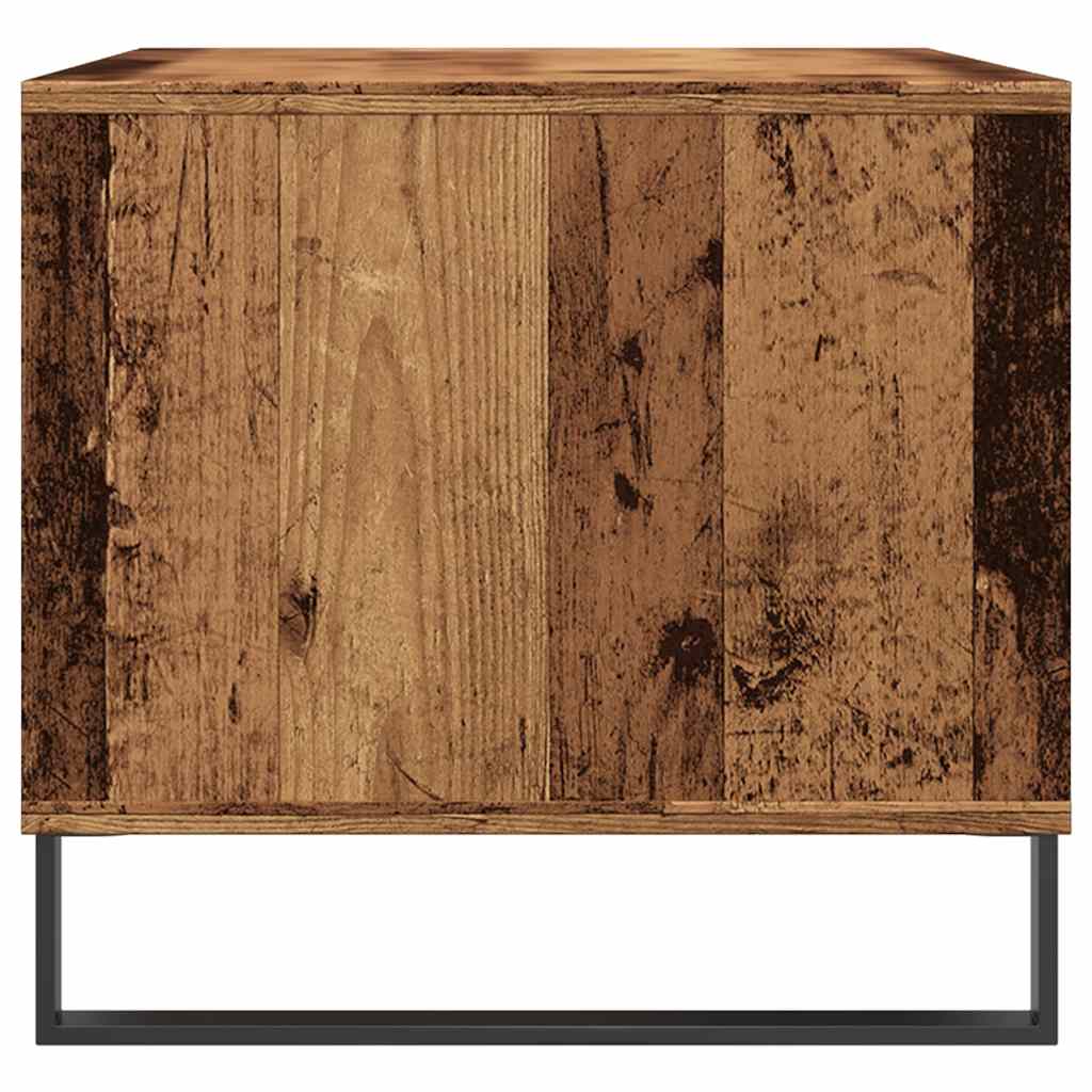 Table basse vieux bois 90x49x45 cm bois d'ingénierie - XIOS