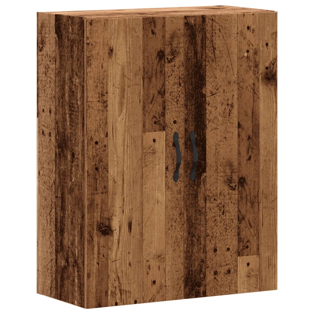 Armoire murale vieux bois 69,5x34x90 cm bois d'ingénierie - XIOS