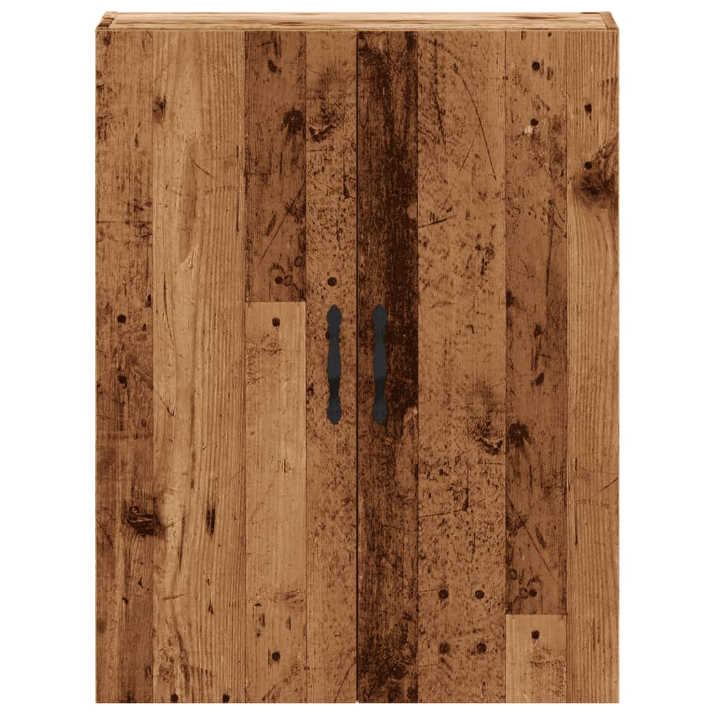 Armoire murale vieux bois 69,5x34x90 cm bois d'ingénierie - XIOS