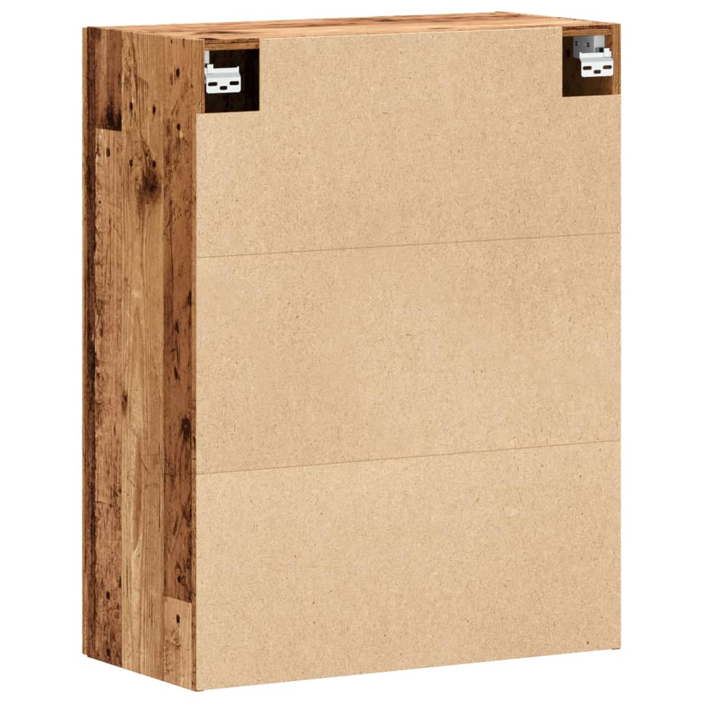 Armoire murale vieux bois 69,5x34x90 cm bois d'ingénierie - XIOS