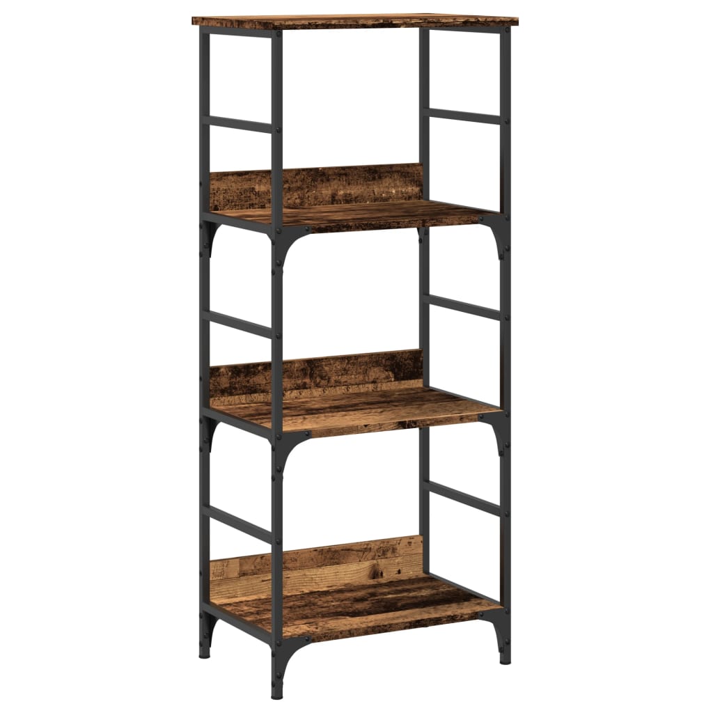 Bibliothèque vieux bois 50x33x117,5 cm bois d'ingénierie - XIOS