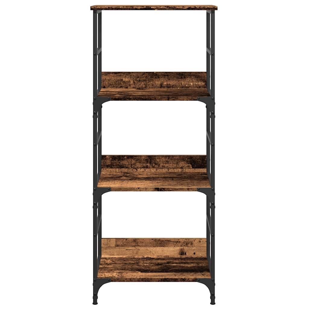 Bibliothèque vieux bois 50x33x117,5 cm bois d'ingénierie - XIOS