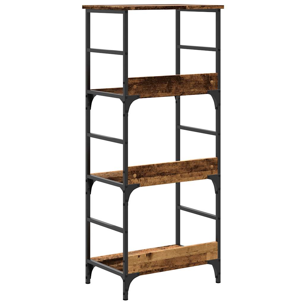 Bibliothèque vieux bois 50x33x117,5 cm bois d'ingénierie - XIOS