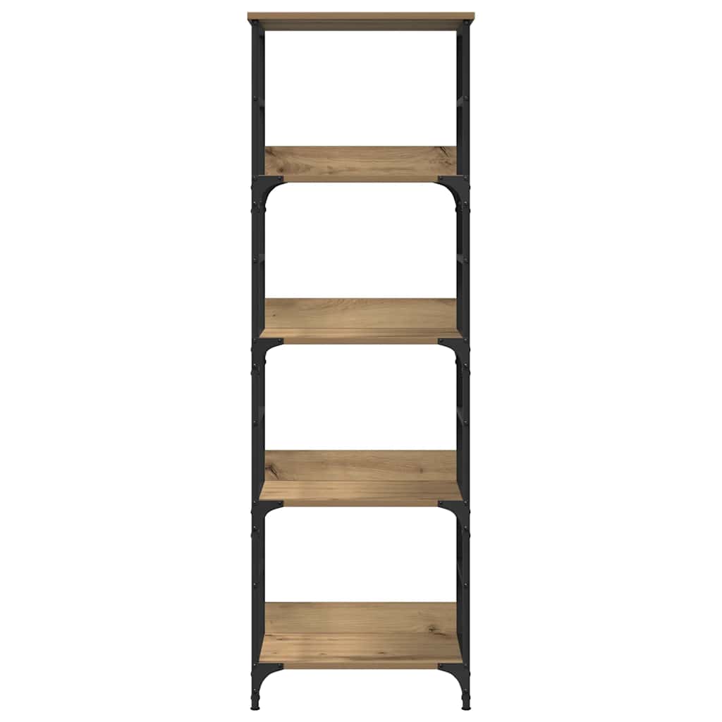 Bibliothèque chêne artisanal 50x33x153 cm bois d'ingénierie - XIOS