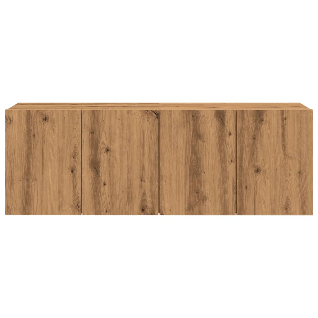 Meubles TV muraux 2 pcs chêne artisanal 60x30x41 cm Meubles TV vidaXL
