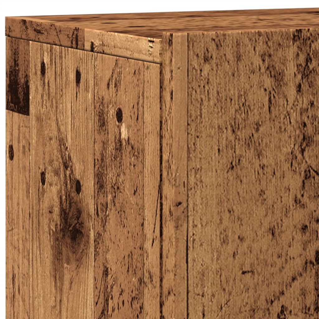 Meuble TV mural vieux bois 80x30x41 cm Meubles TV vidaXL