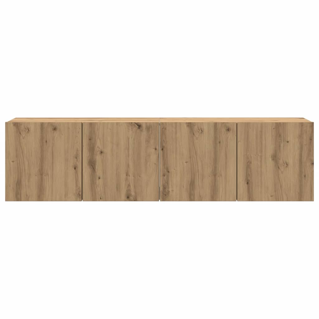 Meubles TV muraux 2 pcs chêne artisanal 80x30x41 cm - XIOS