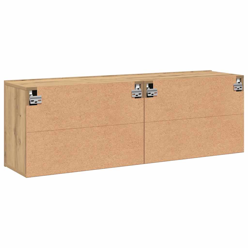 Meubles TV muraux 2 pcs chêne artisanal 80x30x41 cm - XIOS