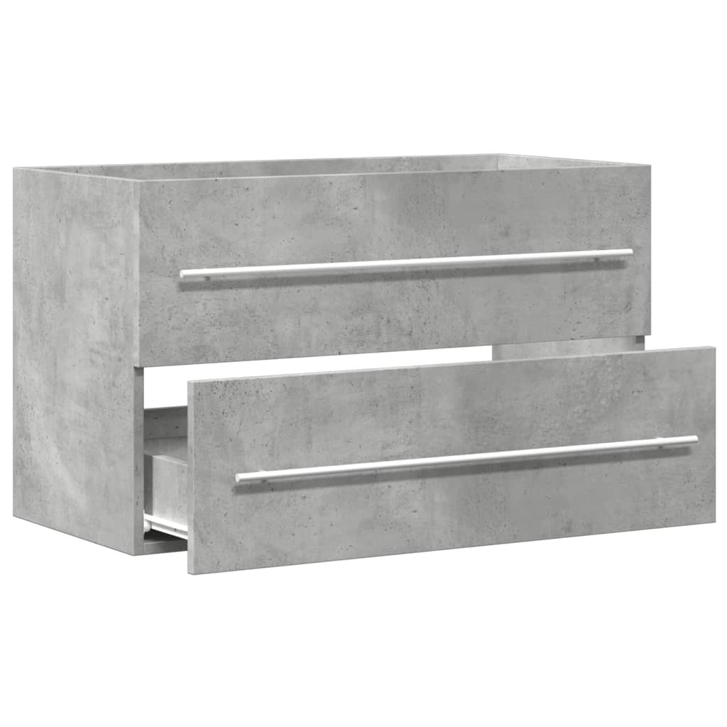 Armoire de lavabo chêne artisanal 80x38,5x48 cm bois ingénierie Ensembles de mobilier pour salles de bains vidaXL