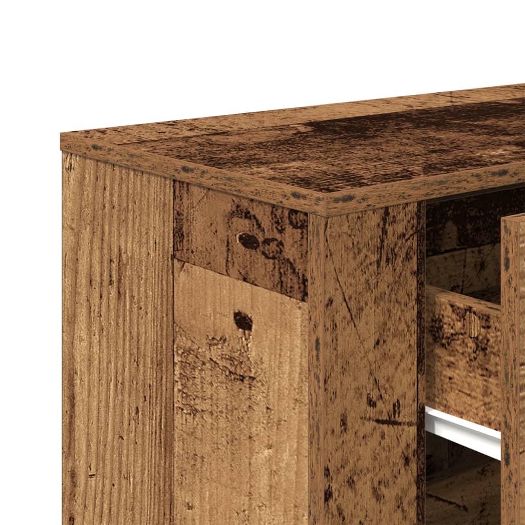 Buffet vieux bois 80x33x70 cm bois d'ingénierie - XIOS