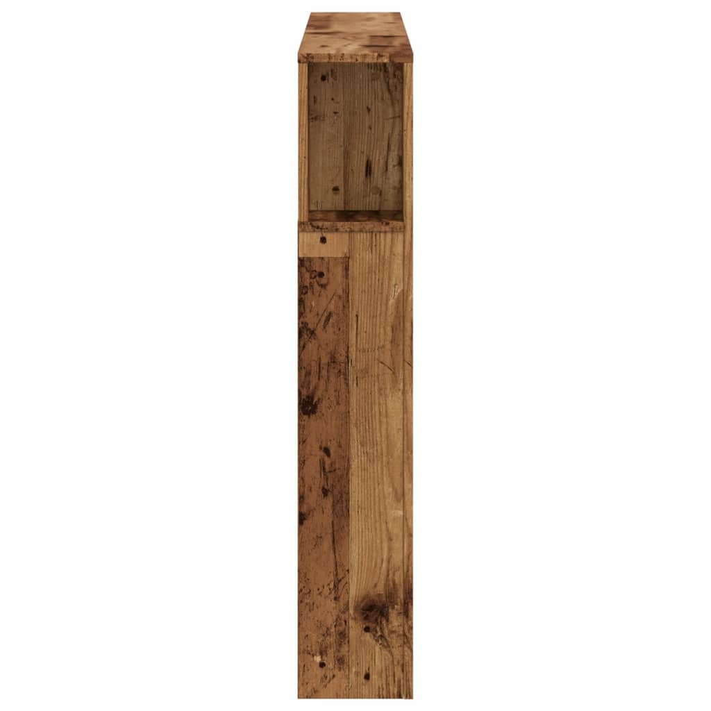 Tête de lit à LED vieux bois 120x18,5x103,5cm bois d'ingénierie - XIOS