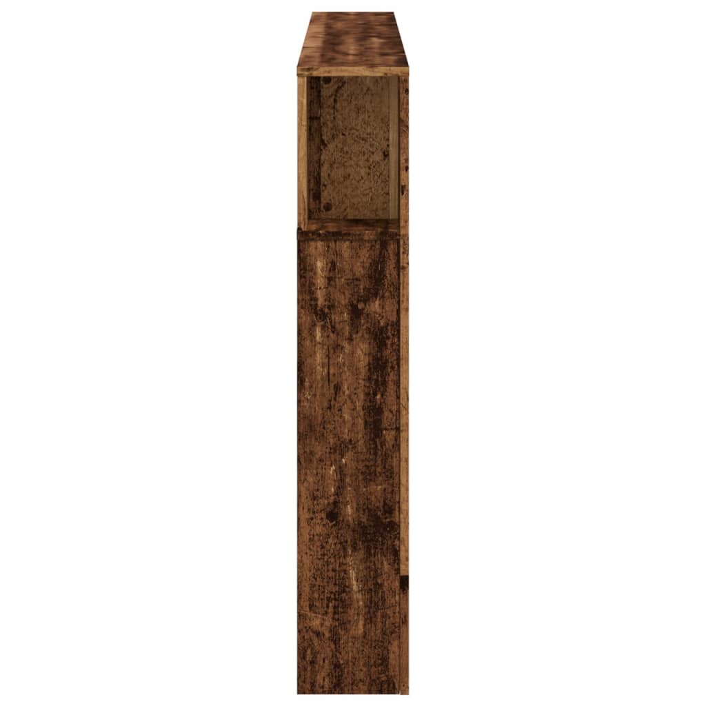 Tête de lit à LED vieux bois 160x18,5x103,5cm bois d'ingénierie - XIOS