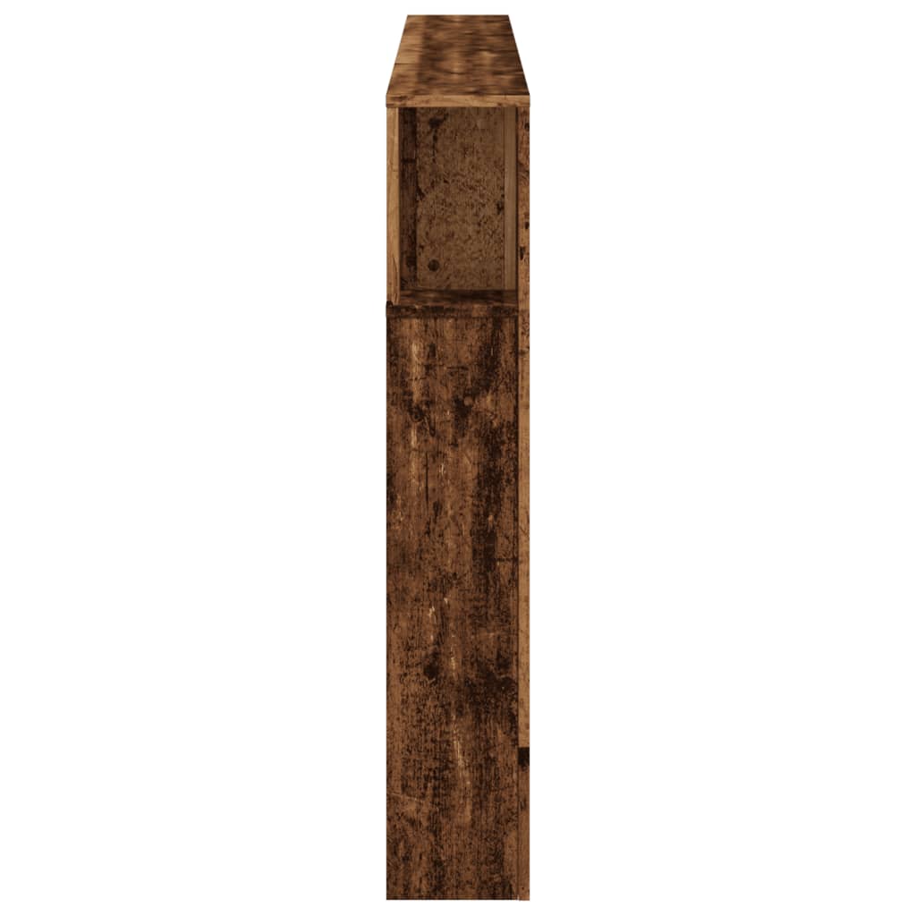 Tête de lit à LED vieux bois 180x18,5x103,5cm bois d'ingénierie - XIOS