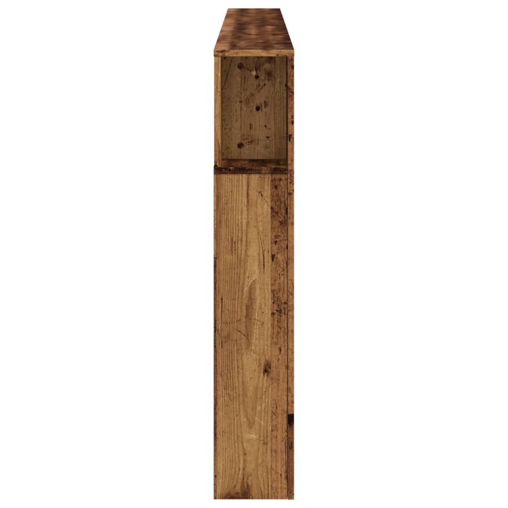 Tête de lit à LED vieux bois 220x18,5x103,5cm bois d'ingénierie - XIOS