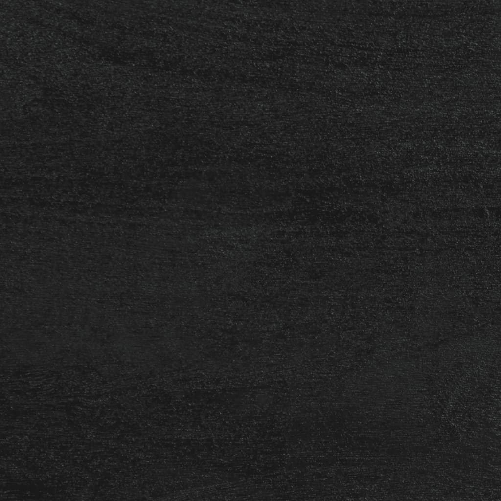 Buffet noir 60x33x75 cm bois d'ingénierie