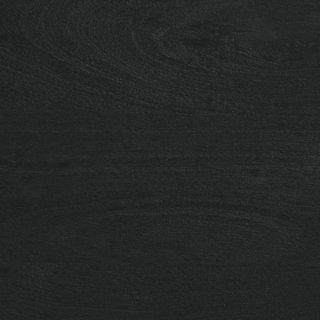 Buffet noir 60x33x75 cm bois d'ingénierie