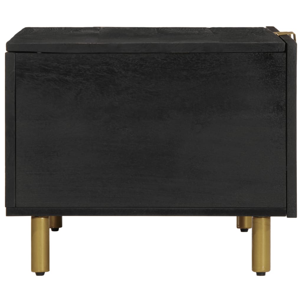 Table basse Noir 80x50x40 cm Bois d'ingénierie - XIOS