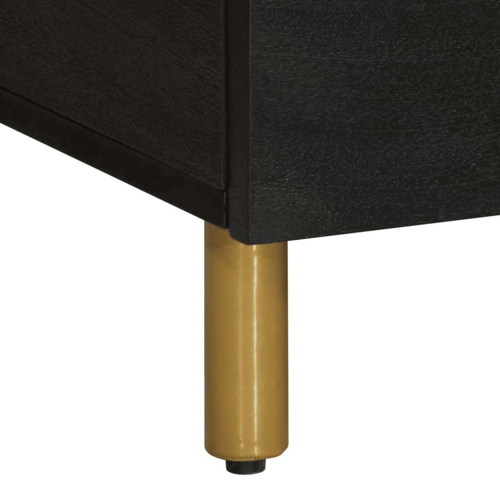 Table basse Noir 80x50x40 cm Bois d'ingénierie - XIOS