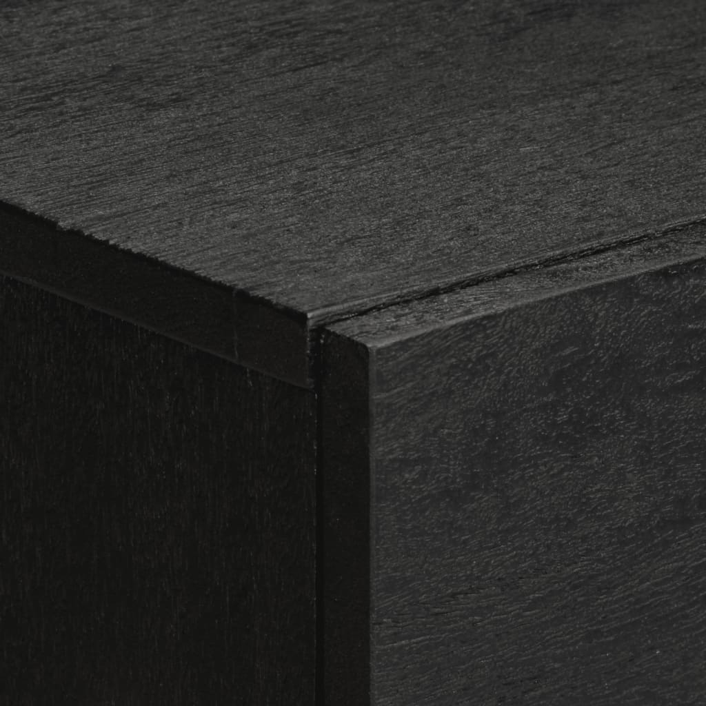 Table de chevet noir 50x33x60 cm bois d'ingénierie - XIOS