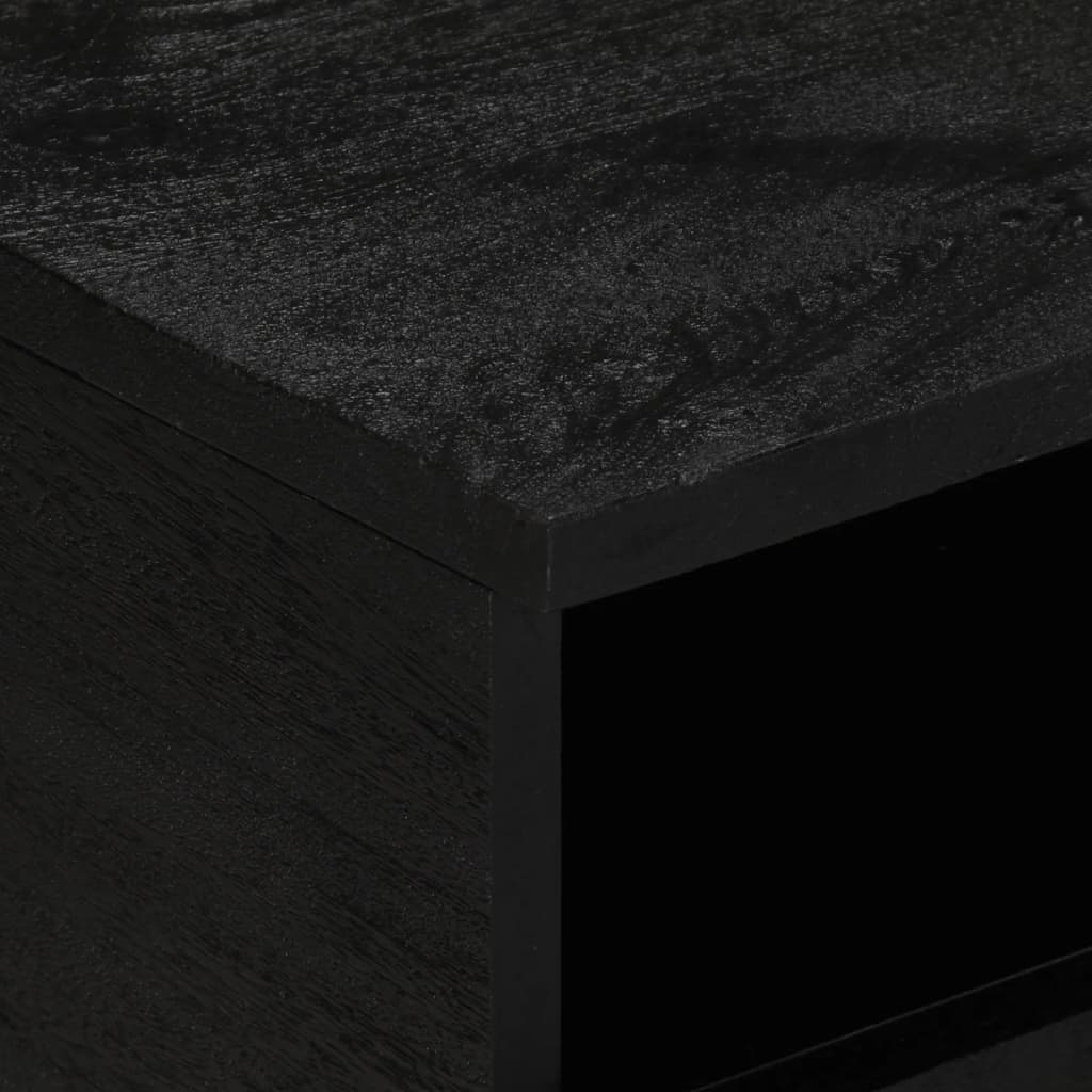 Table basse noir 80x54x40 cm bois d'ingénierie - XIOS