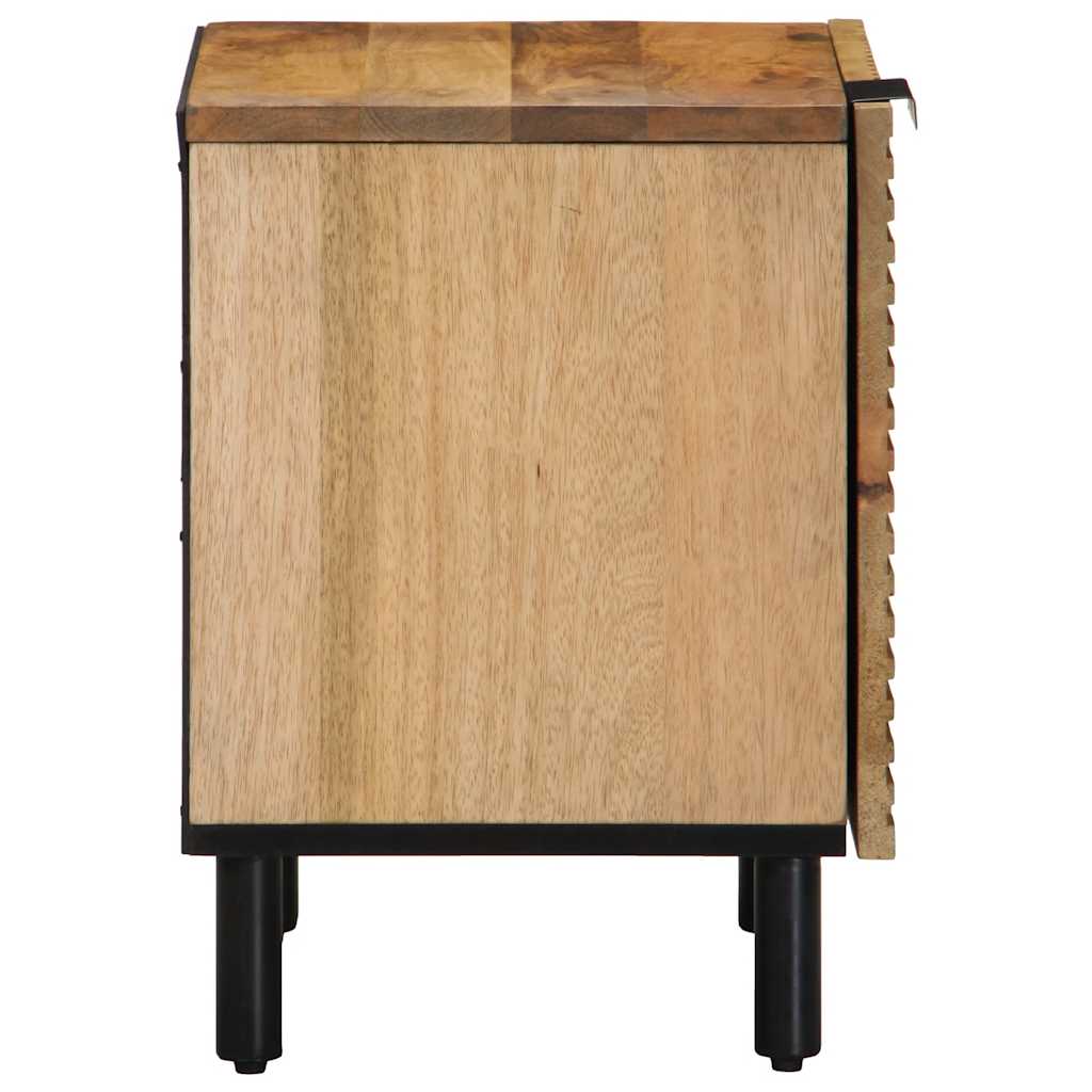 Tables de chevet 2 pcs 40x33x46 cm bois de manguier solide - XIOS