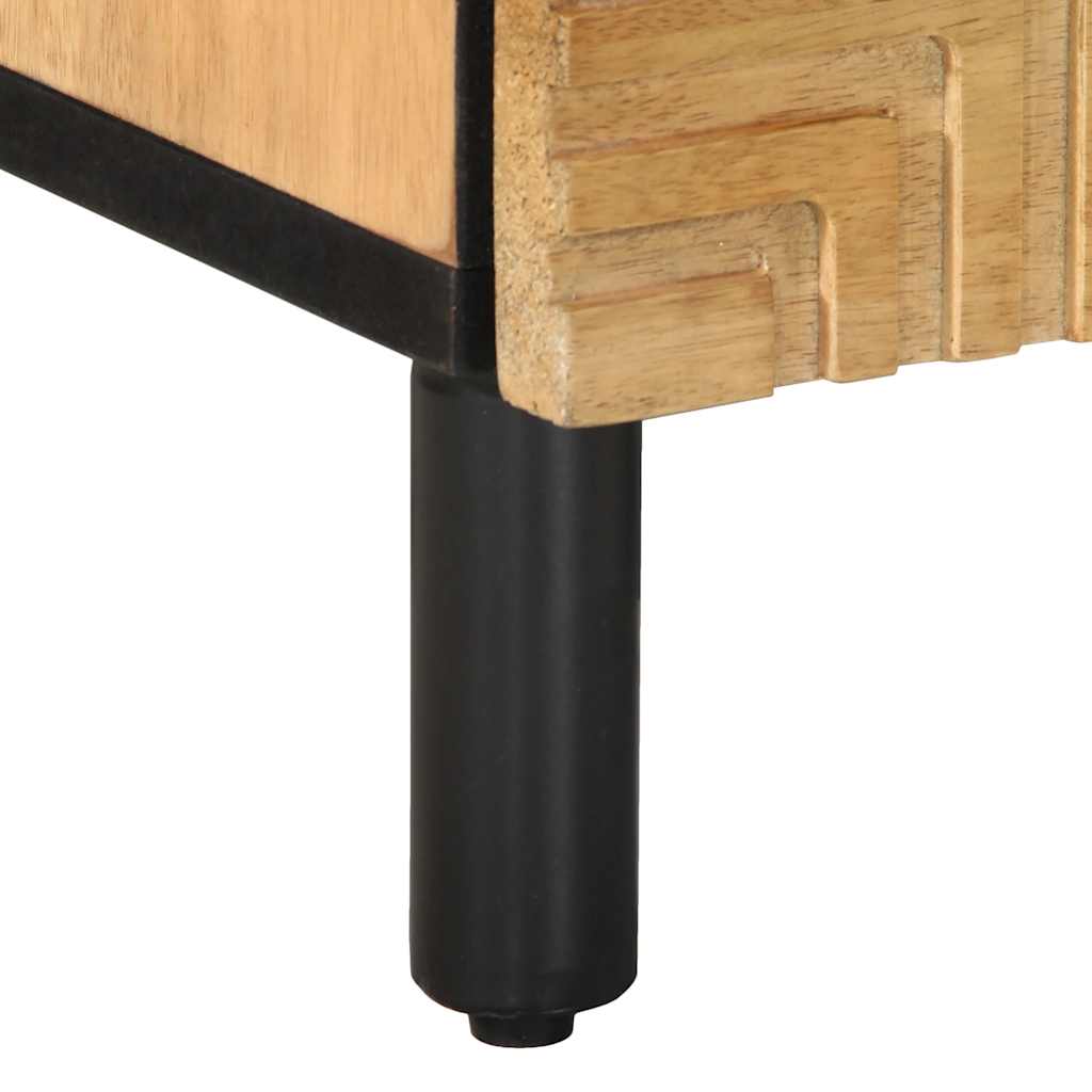 Tables de chevet 2 pcs 40x33x46 cm bois de manguier solide - XIOS