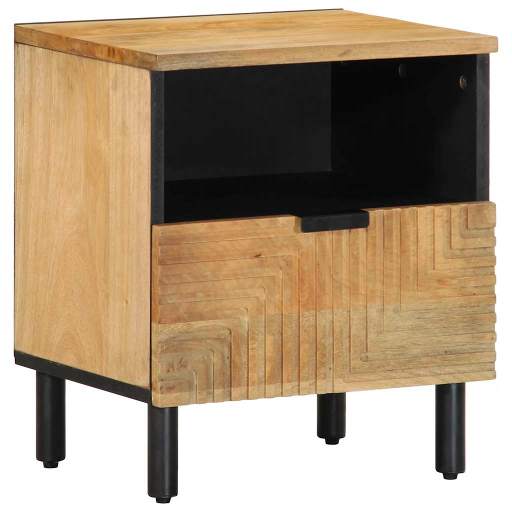 Tables de chevet 2 pcs 40x33x46 cm bois de manguier solide - XIOS