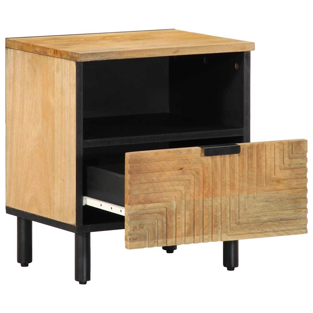 Tables de chevet 2 pcs 40x33x46 cm bois de manguier solide - XIOS