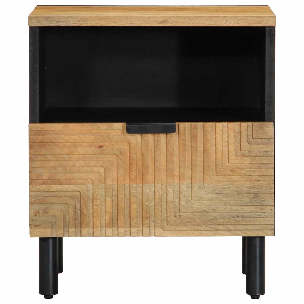 Tables de chevet 2 pcs 40x33x46 cm bois de manguier solide - XIOS