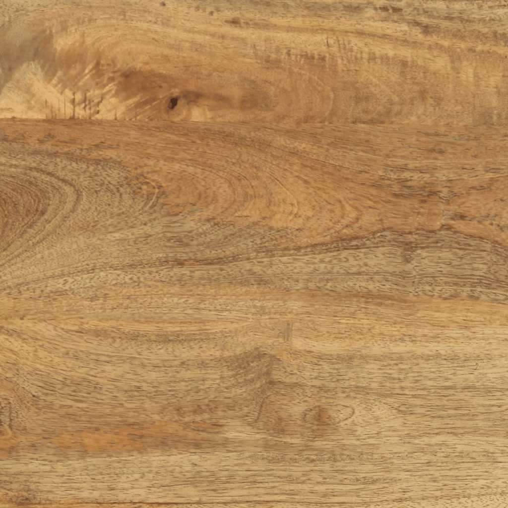 Table basse marron 80x54x40 cm bois massif de manguier - XIOS