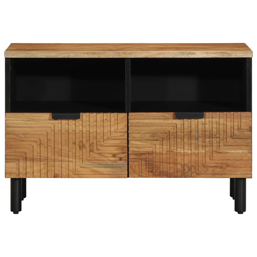 Meuble TV 70x33x46 cm en bois massif d'acacia - XIOS