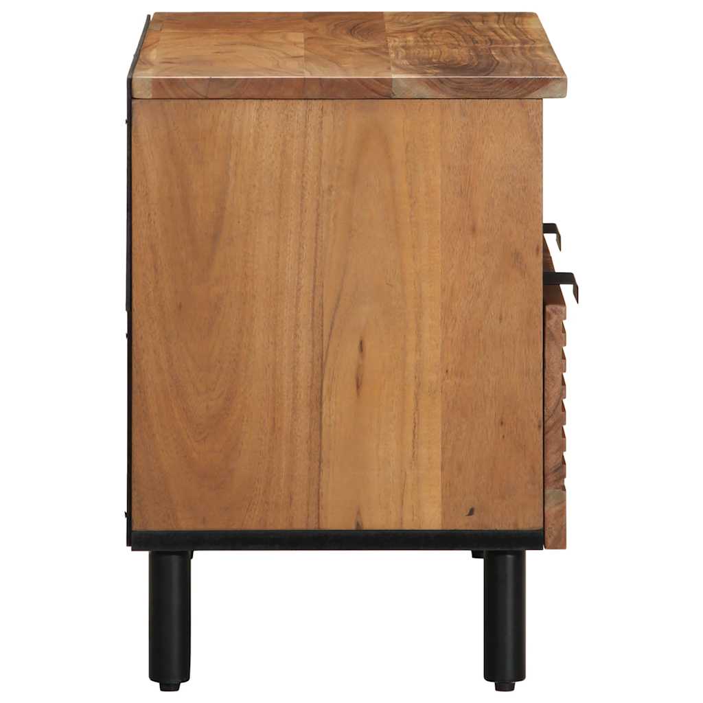 Meuble TV 70x33x46 cm en bois massif d'acacia - XIOS