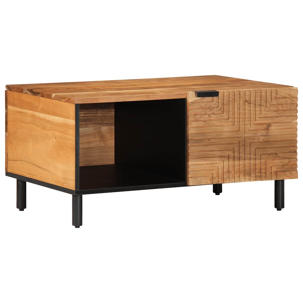 Table basse 80x50x40 cm en bois massif d'acacia - XIOS